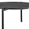 Armen Living Tiffany Outdoor Patio Round Coffee Table in Black Aluminum 840254332577 - alternate 6